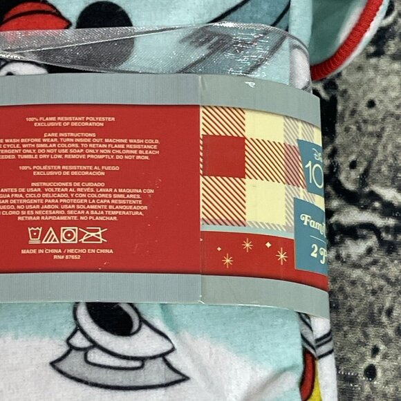 Disney Retro Style 2T Pajama 2 Piece  Sleep Set Mickey Minnie 100 Years - Picture 9 of 11